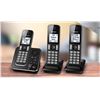 Image 1 : Panasonic KX-TGD393C Digital Cordless Phone With Answering System with 3 Handsets