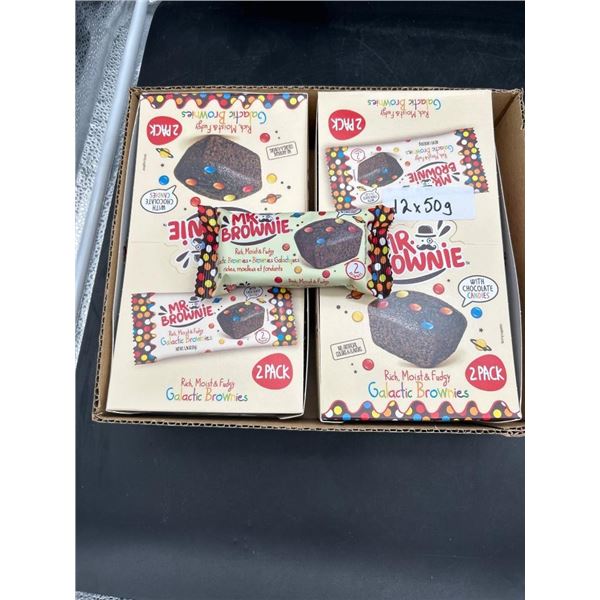 Lot of Mr. Brownie Galactic Brownies 2-Pack (12 x 50g Per Package)