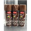 Image 1 : Krylon ColorMaxx Gloss Leather Brown Paint and Primer, 340g, Set of 3