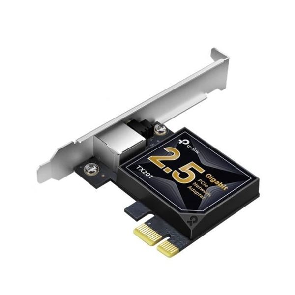 TP-Link TX201 2.5 Gigabit PCIe Network Adapter, Multi-Speed Compatibility