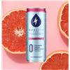 Image 1 : Wakewater Grapefruit Caffeinated Sparkling Water Beverage 12x355ml
