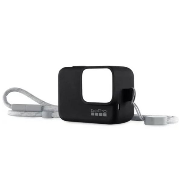 GoPro Hero 7 Silicone Sleeve and Lanyard – Black
