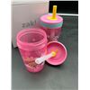 Image 3 : Zak Designs Hello Kitty Kelso Tumbler Set, Leak-Proof Screw-On Lid with Straw 15 oz, 2pc Set