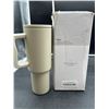 Image 3 : Slim Simple Modern 40oz Trek Tumbler with Lid and Handle – Beige NO Straw