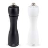 Image 1 : Peugeot 24277 Tahiti Black Matte Pepper Mill and White Matte Salt Mill Set 8 Inch