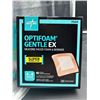 Image 1 : Medline Optifoam Gentle EX Silicone-Faced Foam Dressings, 4″ x 4″, Box of 10