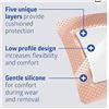 Image 2 : Medline Optifoam Gentle EX Silicone-Faced Foam Dressings, 4″ x 4″, Box of 10