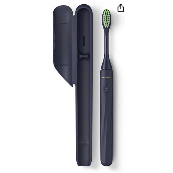 Philips One Battery Toothbrush by Sonicare with Travel Case and AAA Battery