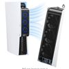 Image 1 : KIWIHOME Cooling Fan for PS5, Upgraded Quiet Cooler with Auto Speed, LED & Controller USB Port for D