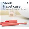 Image 1 : Philips One by Sonicare Battery Toothbrush with Travel Case, Coral