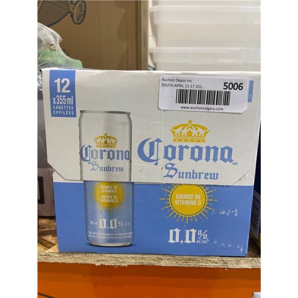 Corona Sunbrew 0.0% Alcohol Free Beer, 12 X 355ml Cans