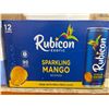 Image 1 : Rubicon Exotic Sparkling Mango Beverage 12 Cans, 355 mL Each