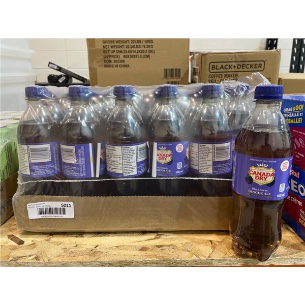 Canada Dry Blackberry Ginger Ale, 24 x 500 mL Limited Time Edition