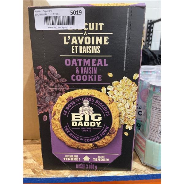 Big Daddy Oatmeal And Raisin Cookie Pack – 8 Biscuits x 100 g Each