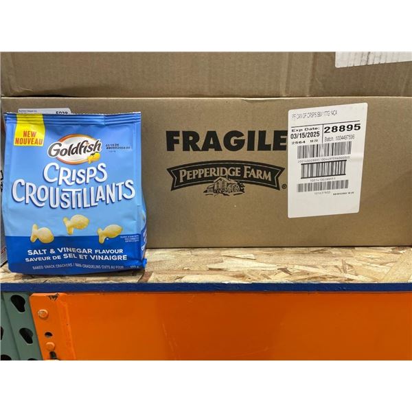 Goldfish Crisps Salt & Vinegar Flavor, 14 x 177G,