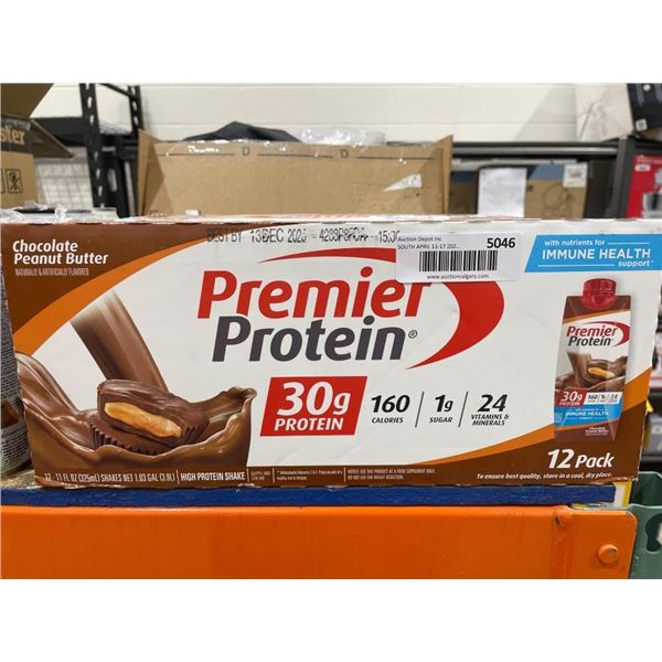 Premier Protein Chocolate Peanut Butter 30g Protein Ready-to-Drink 12 x 325ml Pack