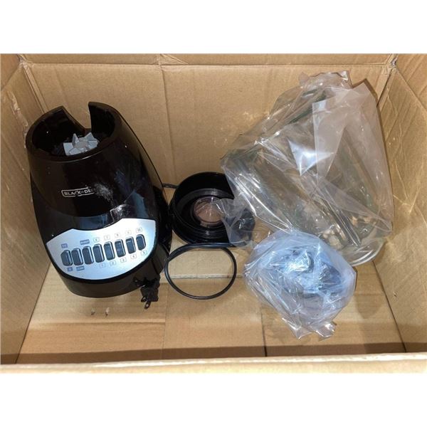 Black+Decker Blender Base and Parts with 10-Speed Controls