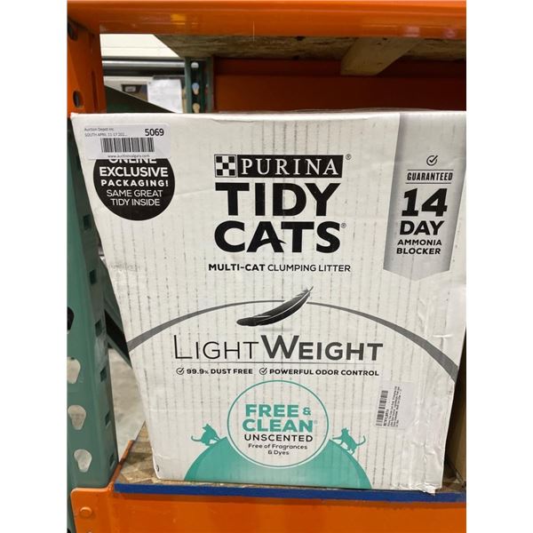 Purina Tidy Cats Lightweight Multi-Cat Clumping Litter, Free & Clean