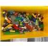 Image 2 : Yellow LEGO Brick-Shaped Storage Container With Lego