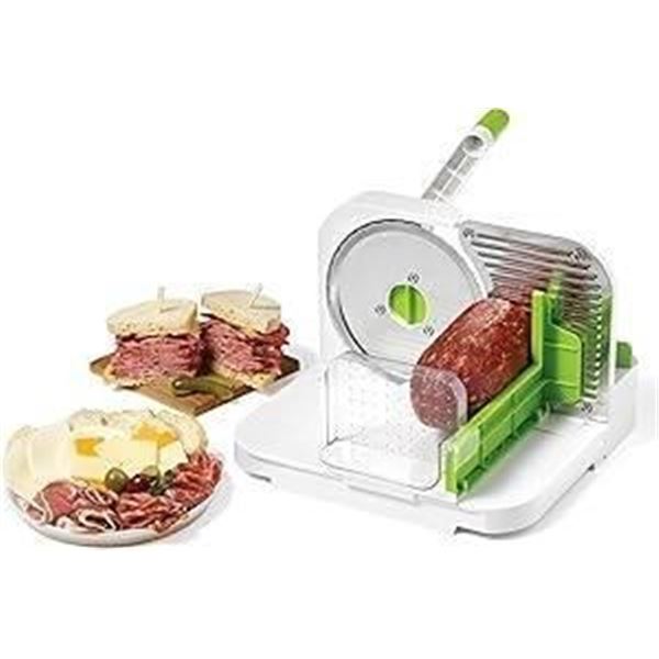 Starfrit Electric Deli Slicer for Meat, Cheese, and Bread