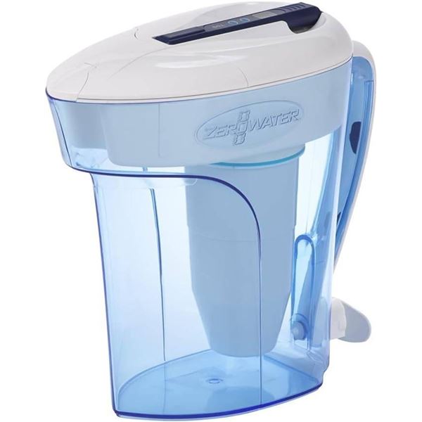 ZeroWater 12-Cup 2.8 Litre Water Filtration Pitcher With 5-Stage Filtration