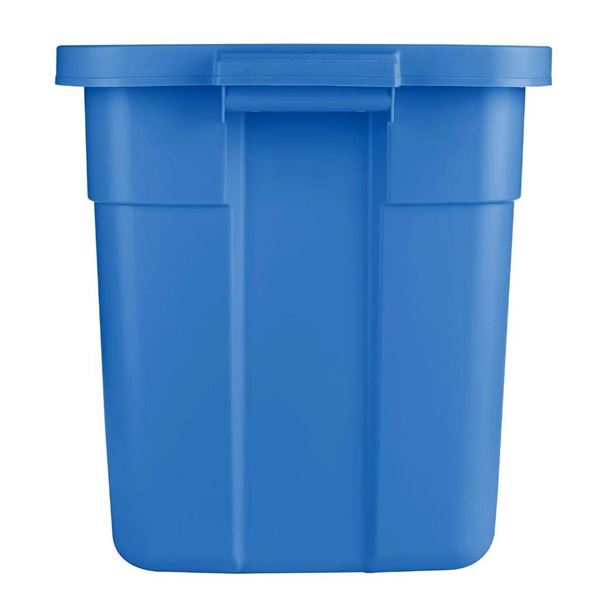 Rubbermaid Roughneck 32 Gallon Blue Storage Bin