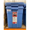Image 2 : Rubbermaid Roughneck 32 Gallon Blue Storage Bin