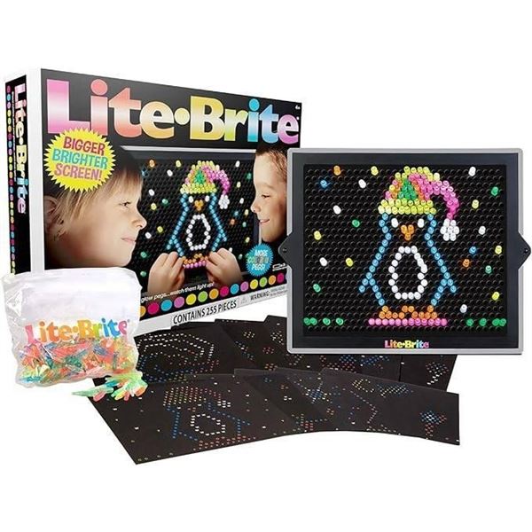 Lite-Brite with 12 Templates and Peg Set, Model #5127
