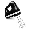 Image 1 : KitchenAid Hand Mixer KHM512OB, Onyx Black, 5-Speed