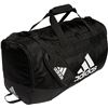 Image 1 : Adidas Defender IV Medium Duffel Bag in Black With White Logo