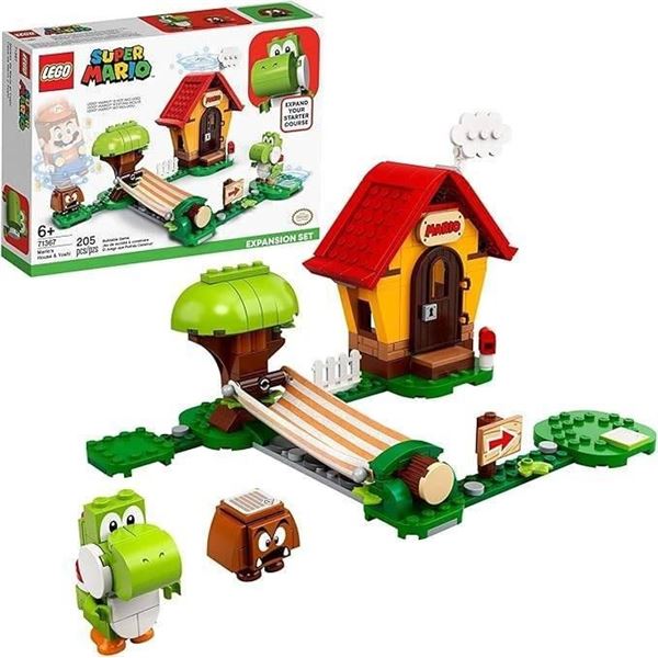 LEGO Super Mario 71367 Mario’s House and Yoshi Expansion Set, 205 Pieces
