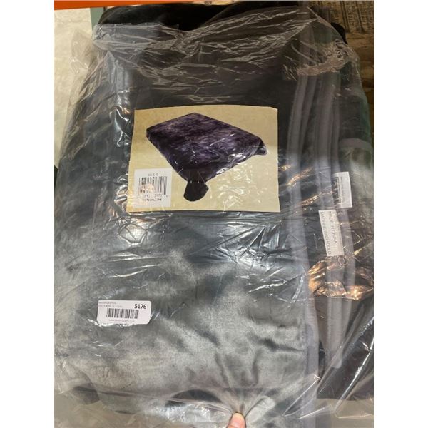 Purple Blanket With Barcode