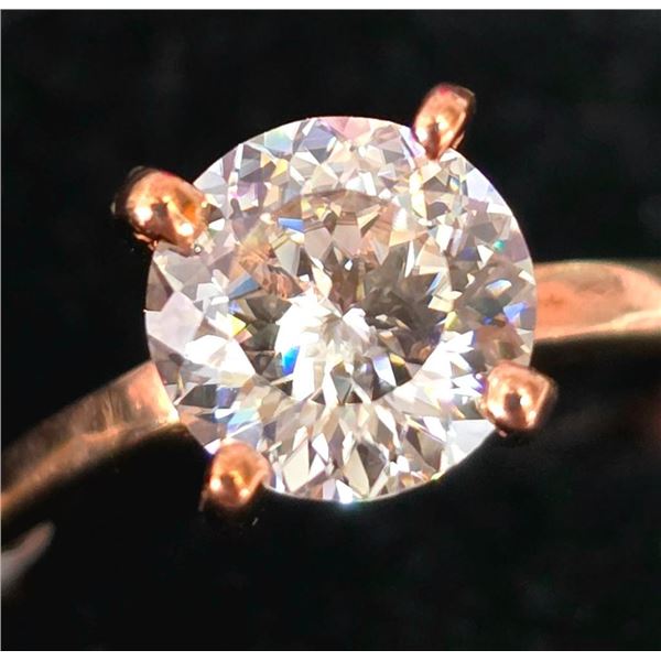 $1595 10K  2G Moissanite 1.2Ct Ring