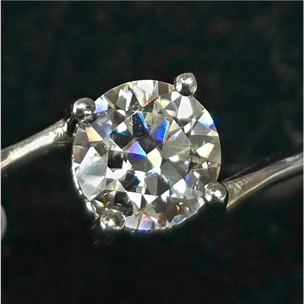 $1775 14K  1.78G Moissianite 0.76Ct  Ring
