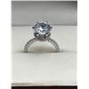 Image 1 : Sterling Silver Ladies 1.0 carat Brilliant Cut Solitaire Ring& nbsp;