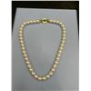 Image 1 : Freshwater Pearl Necklace with Gold-Tone Clasp