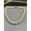 Image 3 : Freshwater Pearl Necklace with Gold-Tone Clasp