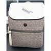 Image 6 : Calvin Klein Monogram Canvas Purse Backpack With Dual Compartments