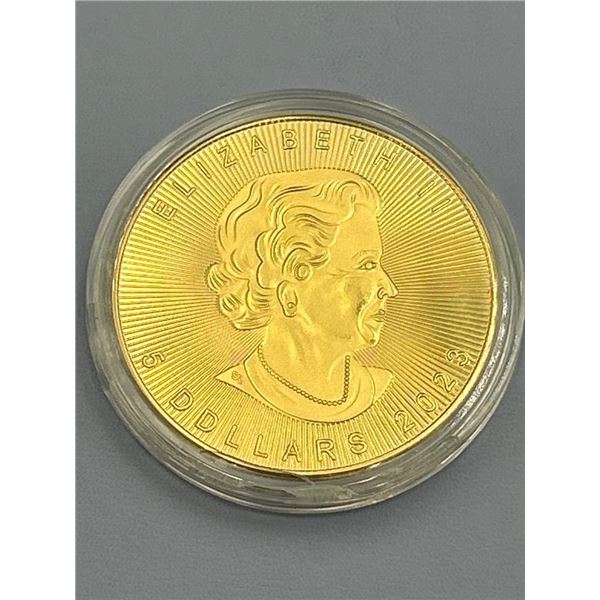 2023 Canadian Gold style Maple Leaf Coin â€“ COPY