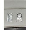 Image 2 : Set of Two 1-Gram .999 Fine Silver Bars Featuring Maple Leaf Design
