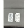 Image 3 : Set of Two 1-Gram .999 Fine Silver Bars Featuring Maple Leaf Design