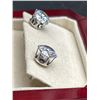 Image 3 : Pair of 1.0 Carat Solitaire Stud Earrings with Round Cut Stones& nbsp;