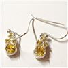 Image 2 : $100 Silver Citrine  Earrings