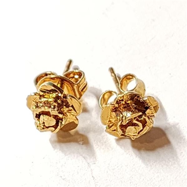 $100 Silver Gold Plated Earrings