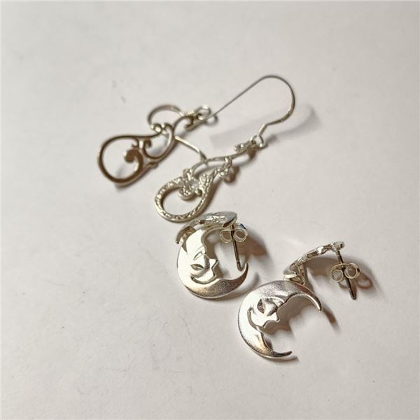 $100 Silver Two Pearsof Earring Sets