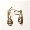 Image 1 : $50 Silver Gold Plated Earrings
