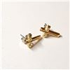 Image 2 : $50 Silver Gold Platedcross Earrings