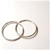 Image 1 : $50 Silver Hoops  Earrings