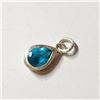Image 1 : $50 Silver Blue Topaz  Pendant