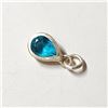 Image 2 : $50 Silver Blue Topaz  Pendant